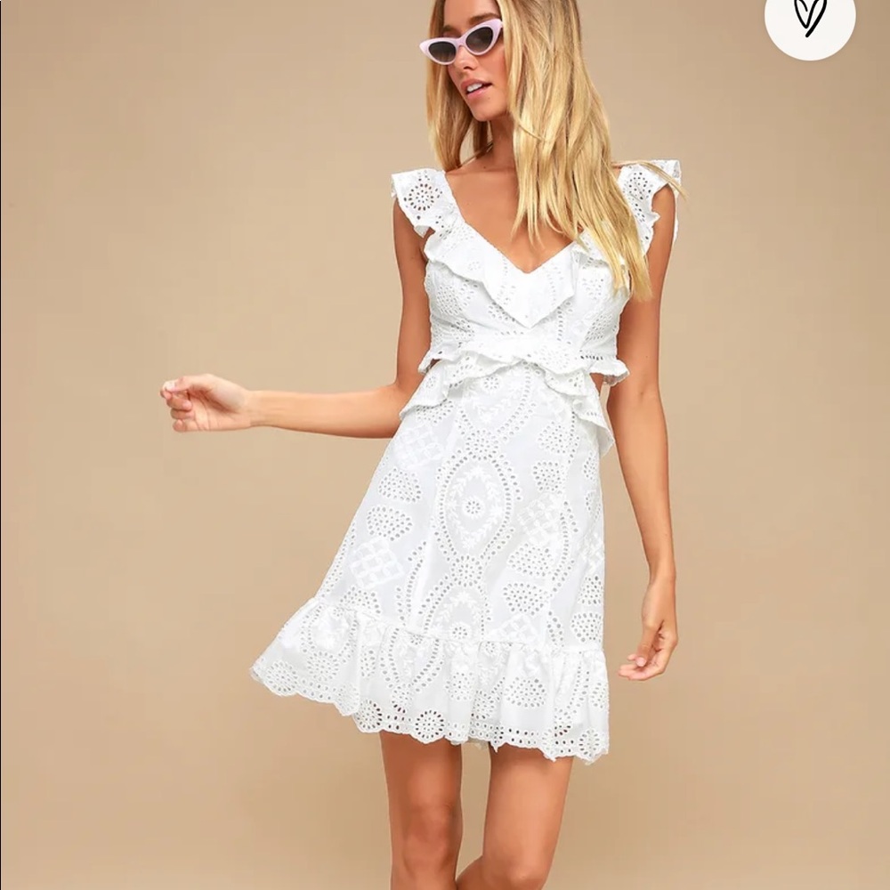 BRAND NEW ASTR The Label White Dress!